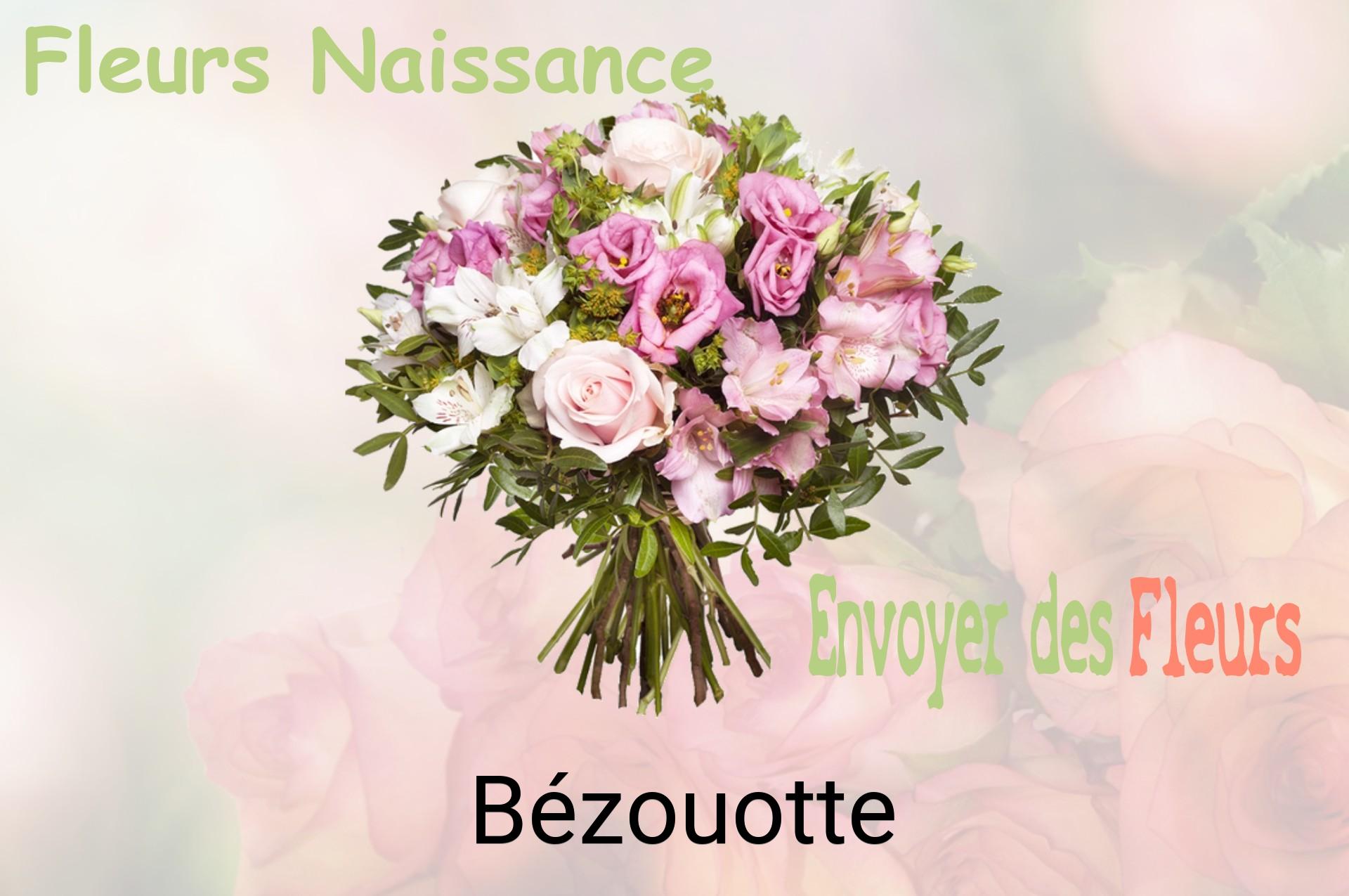 Bouquet de fleurs de naissance livré à Bézouotte